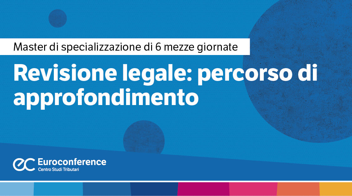 Immagine Revisione legale: master online | Euroconference